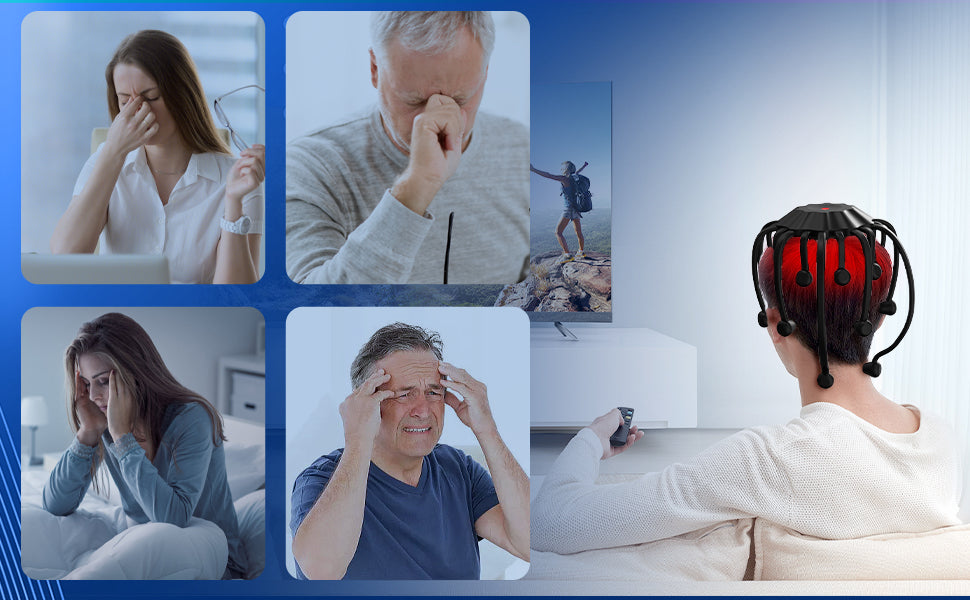 RediGlow™ Smart Head Massager 360°
