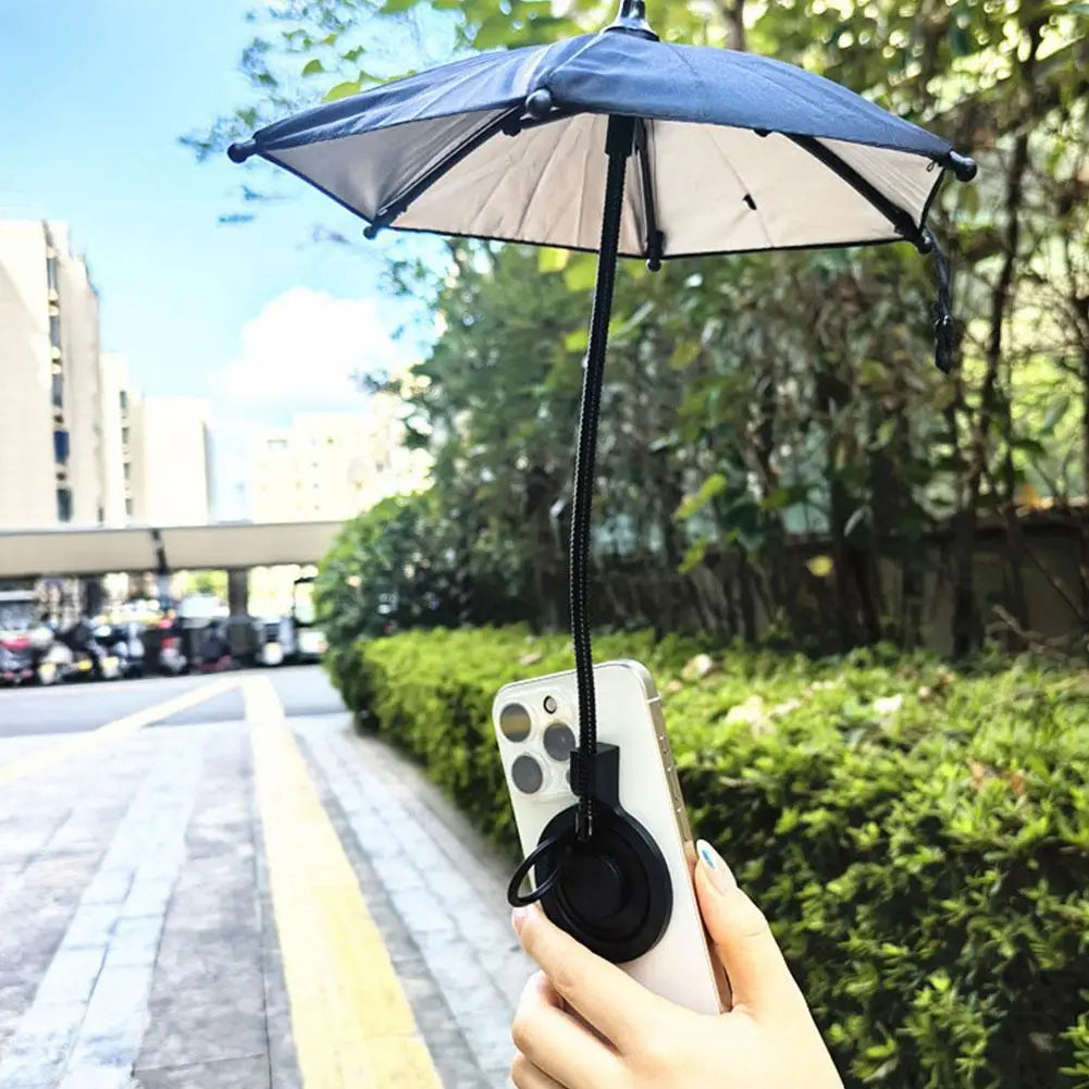 ☀️ Magnetic Phone Umbrella – (Beach & Outdoor Edition)