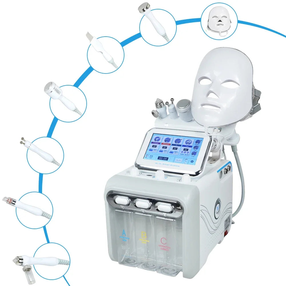Biteezy-Bubble 7-in-1 Facial Spa: Deep Clean + O₂ Infusion + Diamond Peeling