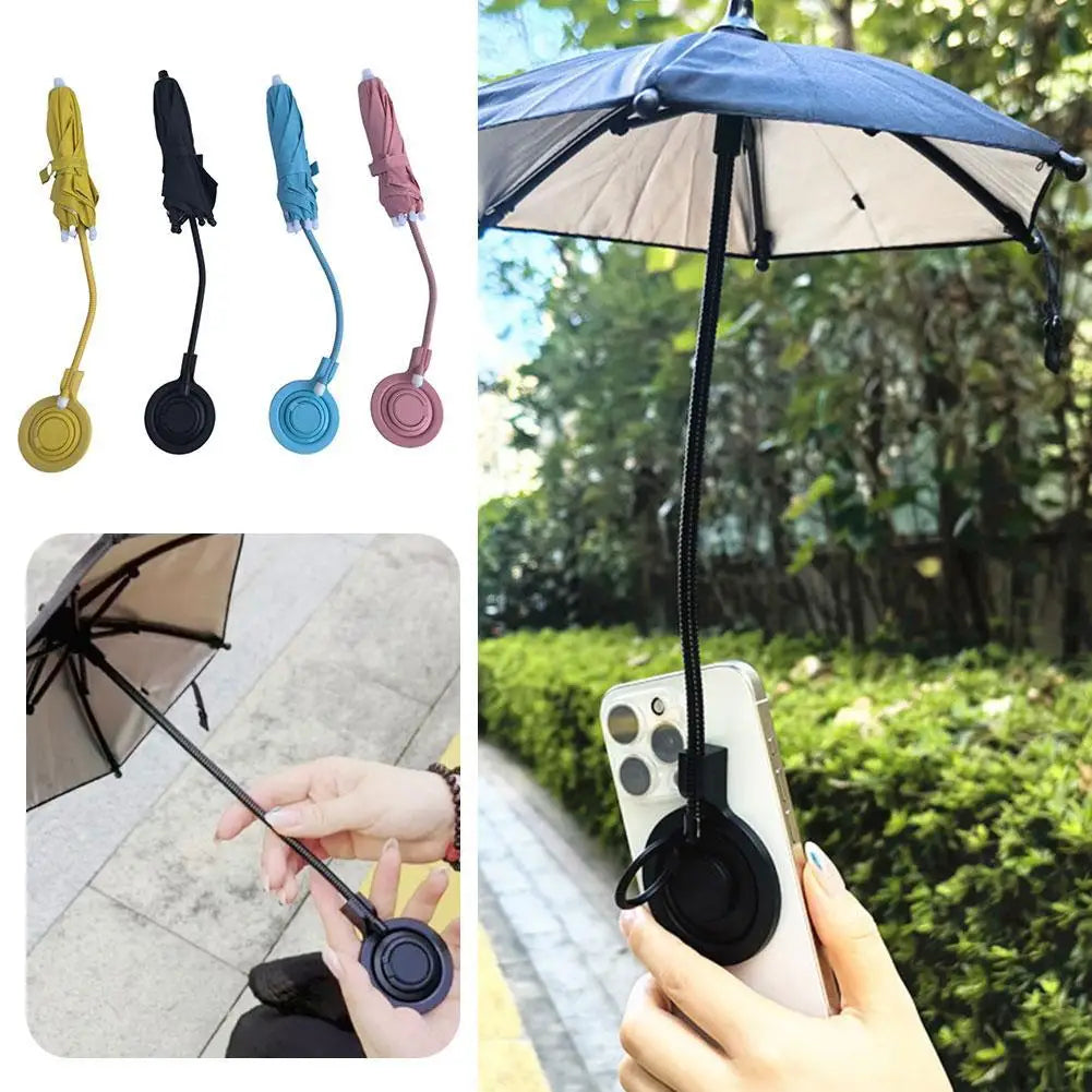☀️ Magnetic Phone Umbrella – (Beach & Outdoor Edition)
