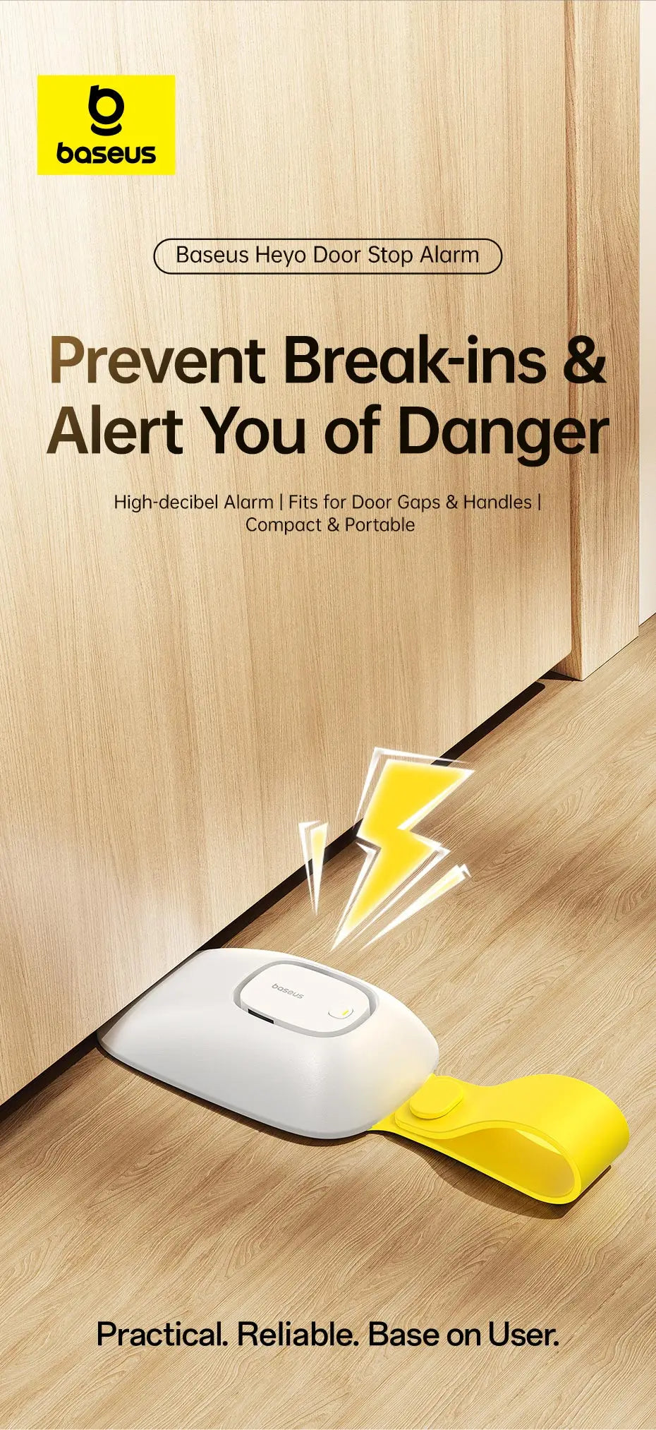 Baseus Door Stopper Alarm