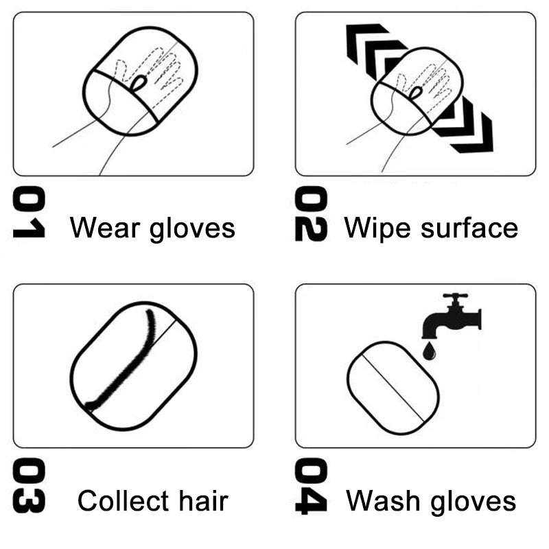 Biteezy Pet Hair Magic Gloves