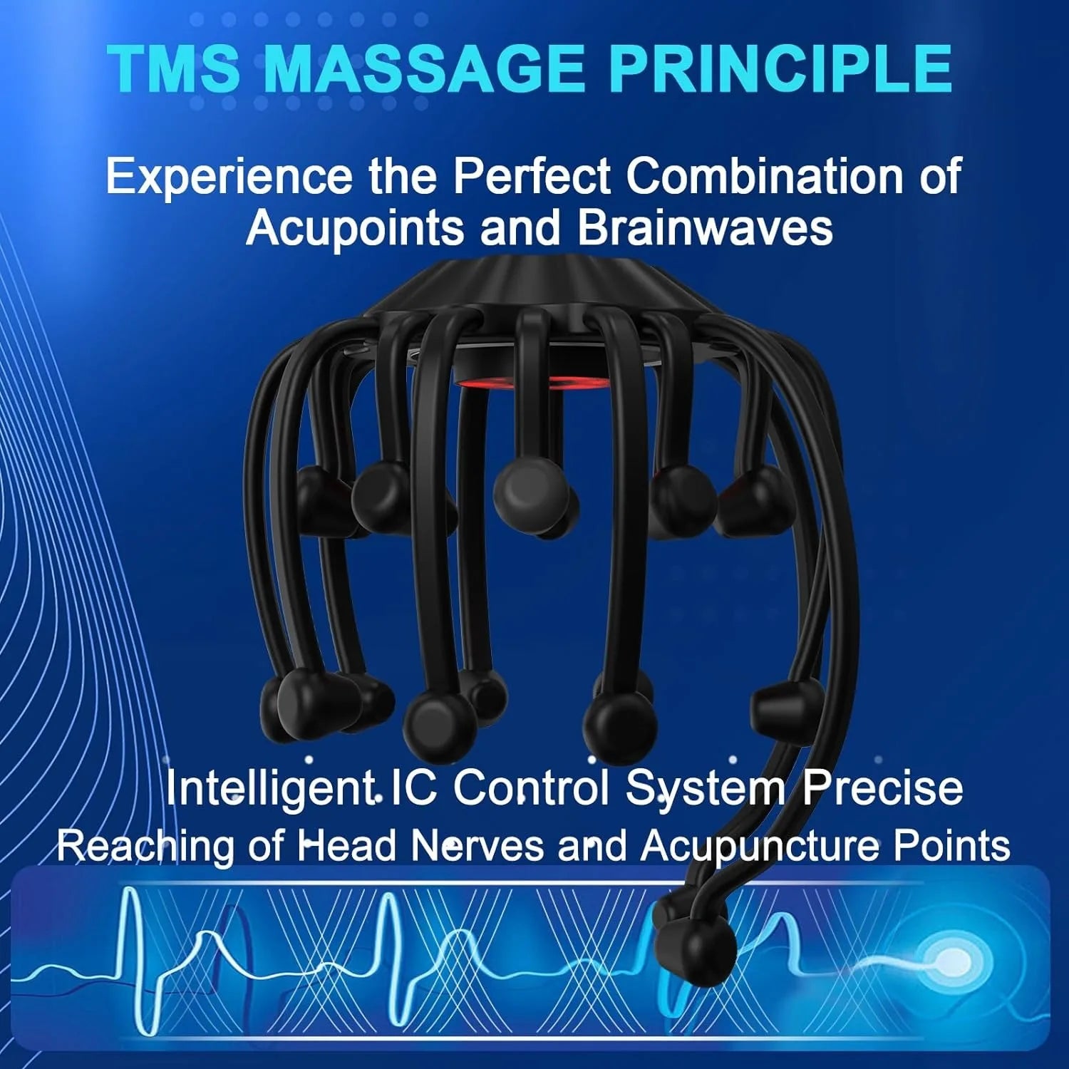 RediGlow™ Smart Head Massager 360°