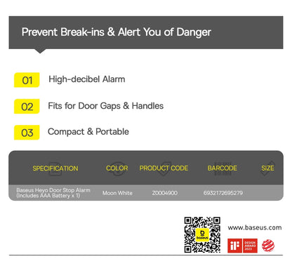 Baseus Door Stopper Alarm