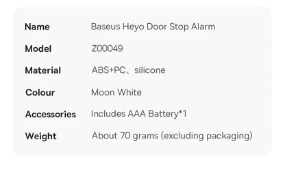 Baseus Door Stopper Alarm