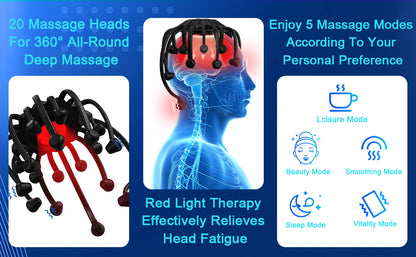 RediGlow™ Smart Head Massager 360°